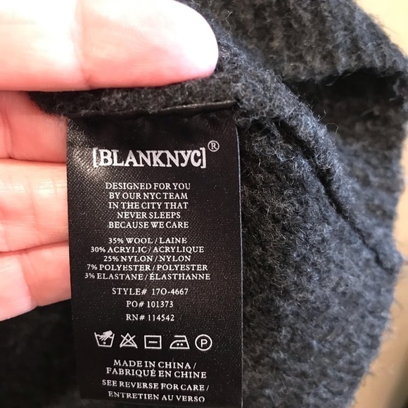 BLANK NYC cross-back mock neck sweater, Sz. XS - Picture 6 of 6